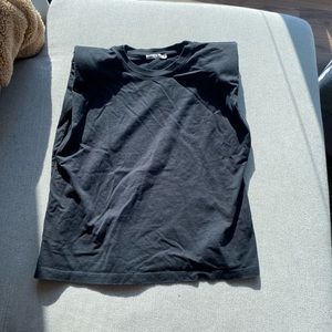 Shoulder patch t-shirt